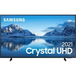 Smart Tv Samsung Crystal Uhd 4K 85Au8000 Design Slim Som Em Movimento Virtual Visual Sem Cabos 85" Samsung