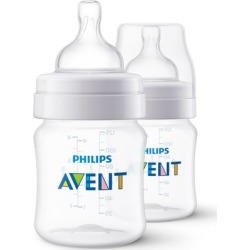 Kit Mamadeira 125ml - 2 unidades Linha Clássica Philips Avent - SCF560/27 - Transparente