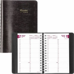 Wholesale Daily Appointment Books / Planners: Discounts on Brownline Soft Cover 12-Month Daily Planner REDCB800BLK