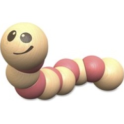BeginAgain Toys Earthworm Wooden Toy