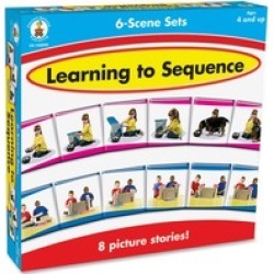 Carson-Dellosa Learning To Sequence 6-scene Board Game