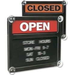 Headline U.S. Stamp & Sign Open/Closed Letter Board Sign