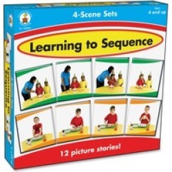 Carson-Dellosa Learning To Sequence 4-scene Board Game