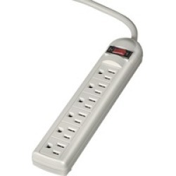 Fellowes 6 Outlet Power Strip with 90 Degree Outlets