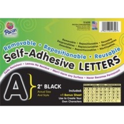Pacon Reusable Self-Adhesive Letters