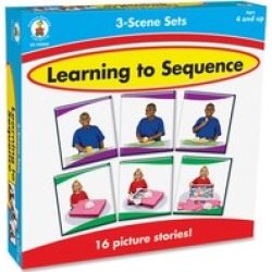 Carson-Dellosa Learning To Sequence 3-scene Board Game