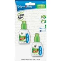 Paper Mate Liquid Paper 2-in-1 Correction Fluid
