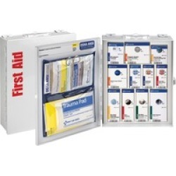 First Aid Only 25 Person Med. SC Food Srvc Cabinet