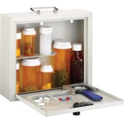 MMF Deluxe Steel Medication Case