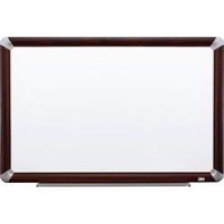3M Prem. Porcelain Mahogany Frame Dry-erase Boards