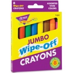 Trend Jumbo Wipe-Off Crayons