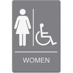 Headline U.S. Stamp & Sign Women/Whlchr Image Indoor Sign