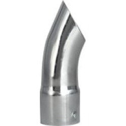 Pilot Chrome 8 1/4in X 2 1/2in Round Muffler Exhaust Tip