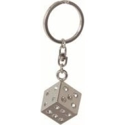 The Hillman Group Jeweled Dice Key Chain