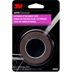 3M 1/4 in. x 5 ft. exterior attachment tape