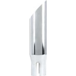 Pilot Chrome exhaust tip - Bolt-on