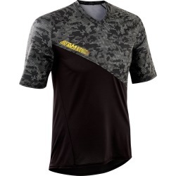 All-mountain Short-sleeved Mountain Bike Jersey - Black