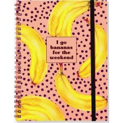 Typo - A5 Spinout Notebook - 120 Pages - Go bananas