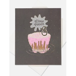 Cotton On Kids - Jesse Birthday Card - 8th birthday scented slime queen