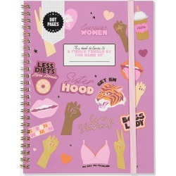 Typo - A5 Spinout Notebook Dot Page - Iconic times