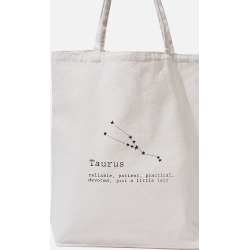 Cotton On Foundation - Foundation Online Exclusive Star Sign Tote - Taurus