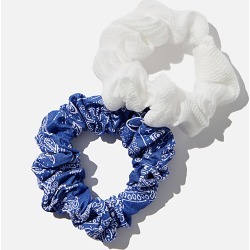 Cotton On Foundation - Foundation Factorie Mini Scrunchie 2 Pk - Ditsy floral