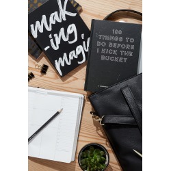 Typo - Activity Time Journal A5 - Black bucket list