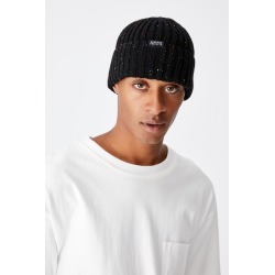 Cotton On Men - Nordic Beanie - Black nep/unknown projects