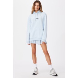 Factorie - Graphic Hoodie - Skyway blue/best intentions
