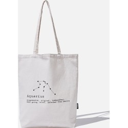 Cotton On Foundation - Foundation Online Exclusive Star Sign Tote - Aquarius