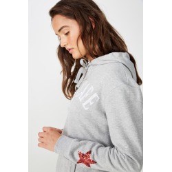 Cotton On Women - Premium Fashion Hoodie - La cafe/grey marle