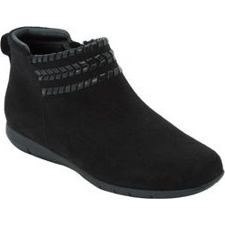 Extra Wide Width Women's The Farren Bootie by Comfortview in Black (Size 9 1/2 WW) found on Bargain Bro from SwimsuitsForAll.com for USD $50.15