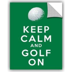 ArtWall Keep Calm & Golf on by Art D Signer Kcco Textual Art Paper in Green/White, Size 24.0 H x 18.0 W x 0.1 D in | Wayfair 0kcc010a1824p found on Bargain Bro from Wayfair for USD $22.79