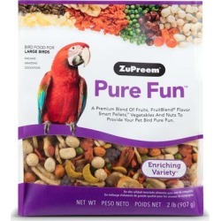 ZuPreem Pure Fun Bird Food for Large Birds, 2 lbs.