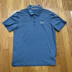 Adidas Shirts | Mens Adidas Golf Polo Pga Bethpage Black Course - Mens Medium | Color: Blue | Size: M