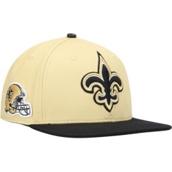 Men's Pro Standard Gold/Black New Orleans Saints 2Tone Snapback Hat found on Bargain Bro Philippines from nflshop.com for $39.99