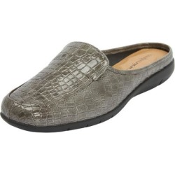 Wide Width Women's The Estelle Mule by Comfortview in Grey (Size 11 W) found on Bargain Bro Philippines from Woman Within for $31.99