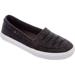 Extra Wide Width Women's The Analia Slip-On Sneaker by Comfortview in Black (Size 11 WW) found on Bargain Bro from Roamans.com for USD $31.91