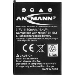 Ansmann Ag - ansmann Batterie Li-Ion en el 5 3,7V 1180 mAh (1 pce)