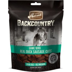 Merrick Backcountry Game Bird Real Duck Sausage Cuts Grain Free Dog Treats, 5 oz.