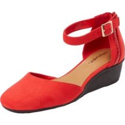 Women's The Aurelia Pump by Comfortview in New Hot Red (Size 7 M) found on Bargain Bro from Jessica London for USD $75.99