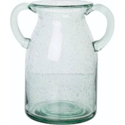 Transpac 376216 - Glass Double Handle Wide Vase (L0043) Home Decor Vases found on Bargain Bro from eLightBulbs for USD $54.71