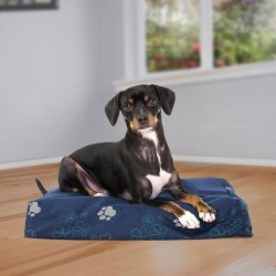 FurHaven Garden Indoor/Outdoor Orthopedic Dog Mat Polyester/Memory Foam in Gray, Size 3.0 H x 20.0 W x 15.0 D in | Wayfair 32243477