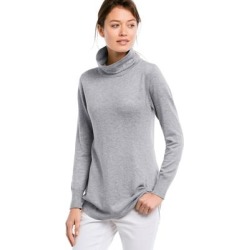 Plus Size Women's Audrey Turtleneck Sweater by ellos in Heather Grey (Size 14/16) found on Bargain Bro from fullbeauty for USD $32.93