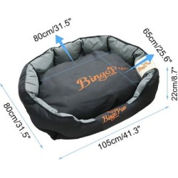Orthopedic Pet Bed Dog Kennel Basket Waterproof Large