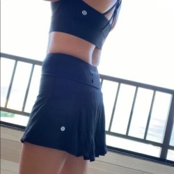Lululemon Athletica Shorts | Lululemon Circuit Breaker Skirt With Shorts Inside | Color: Black | Size: 6 found on Bargain Bro from poshmark, inc. for USD $39.52