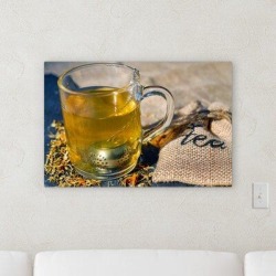 Winston Porter 'Tee' Photographic Print on Canvas Metal in Gray/Yellow, Size 24.0 H x 32.0 W x 2.0 D in | Wayfair 12C2CEFC450A43E78D55AF0541024B19 found on Bargain Bro from Wayfair for USD $167.19