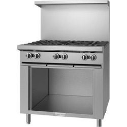 Garland G36-6S Natural Gas 6 Burner 36" Range with Storage Base - 198,000 BTU