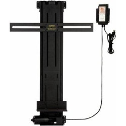 TVLIFTCABINET, Inc Motorized Fixed Pole Mount for Holds up to 80 lbs in Black, Size 25.0 H x 21.8 W in | Wayfair 2500LA found on Bargain Bro Philippines from Wayfair for $729.00