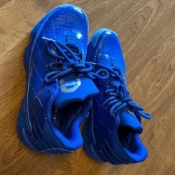 Adidas Shoes | Adidas Mens Dame Basketball Sneakers Shoes Casual Color- Blue | Color: Blue | Size: 7.5